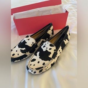 Vaneli Calf Hair Loafers 8.5